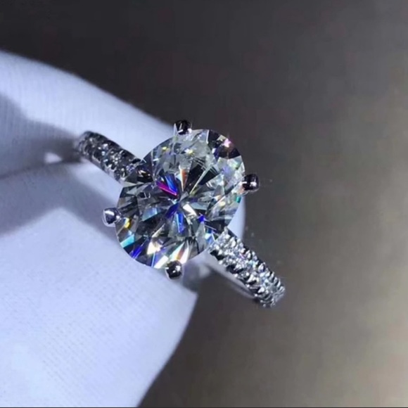 Jewelry - Oval Cubic Zirconia Ring Bridal Engagement Ring